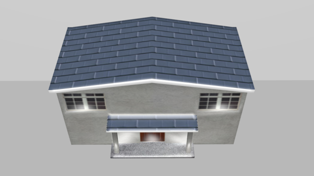 house 001 low polygons 3D Model .c4d .max .obj .3ds .fbx .stl .blend 