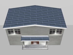 house 001 low polygons 3D-Modell