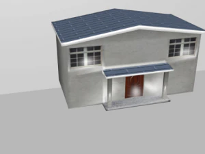 house 001 low polygons 3D Model