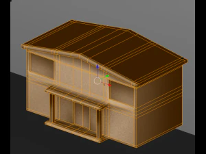 house 001 low polygons 3D Model