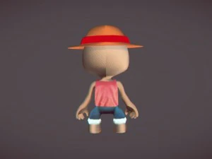 luffy little big planet 3D Model
