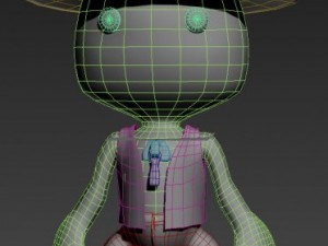 luffy little big planet Modelo 3D
