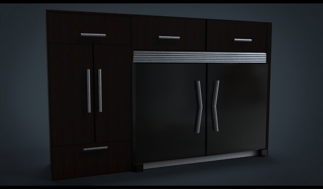 furniture part 3D Model .c4d .max .obj .3ds .fbx .stl .blend