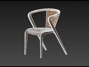 portuguese roots chair by around the tree 3D Модель