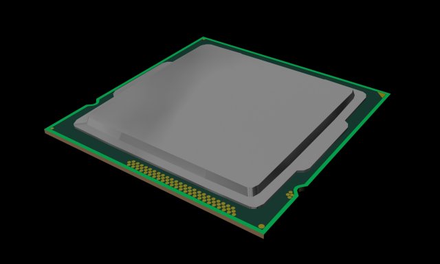 cpu 3D-Modell .c4d .max .obj .3ds .fbx .stl .blend 