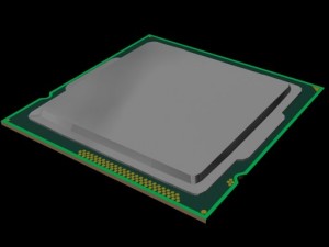 cpu Modèle 3D