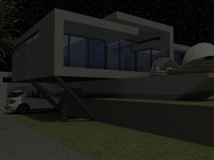 beach villa miami Modelo 3D