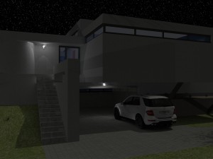 beach villa miami Modelo 3D
