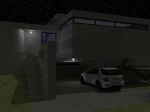 beach villa miami 3D Model