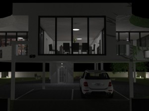 beach villa palm bay 3D Модель