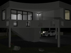 beach villa palm bay 3D Модель