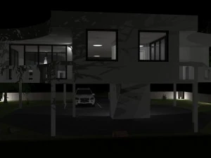 beach villa palm bay 3D Model