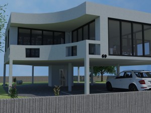 beach villa palm bay 3D Модель