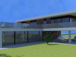resid&ecirc;ncia privada Modelo 3D