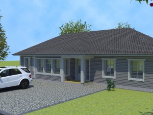 house sjholmen 3D मॉडल