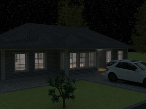 house sjholmen 3D मॉडल