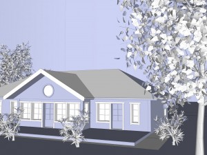 house sjholmen 3D मॉडल