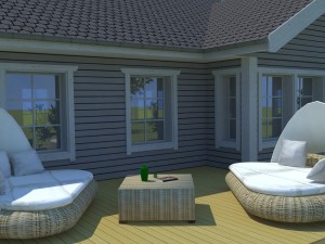 house sjholmen 3D मॉडल