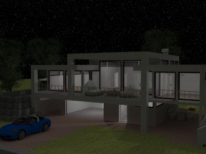 san diego villa 3D Модель