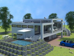 san diego villa 3D Model