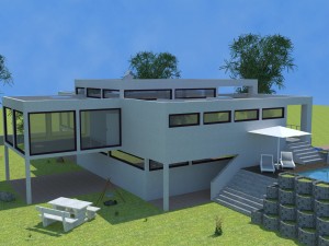 san diego villa 3D Модель