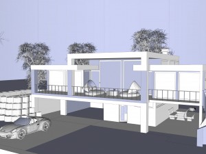 san diego villa 3D Модель
