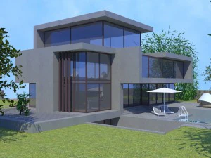 siesta key villa 3D Model