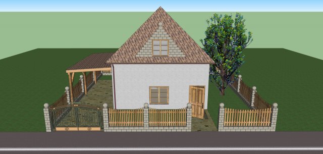 finca 01 3D Модель .c4d .max .obj .3ds .fbx .stl .blend 