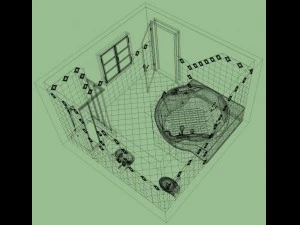 luxury bathroom 3D Model