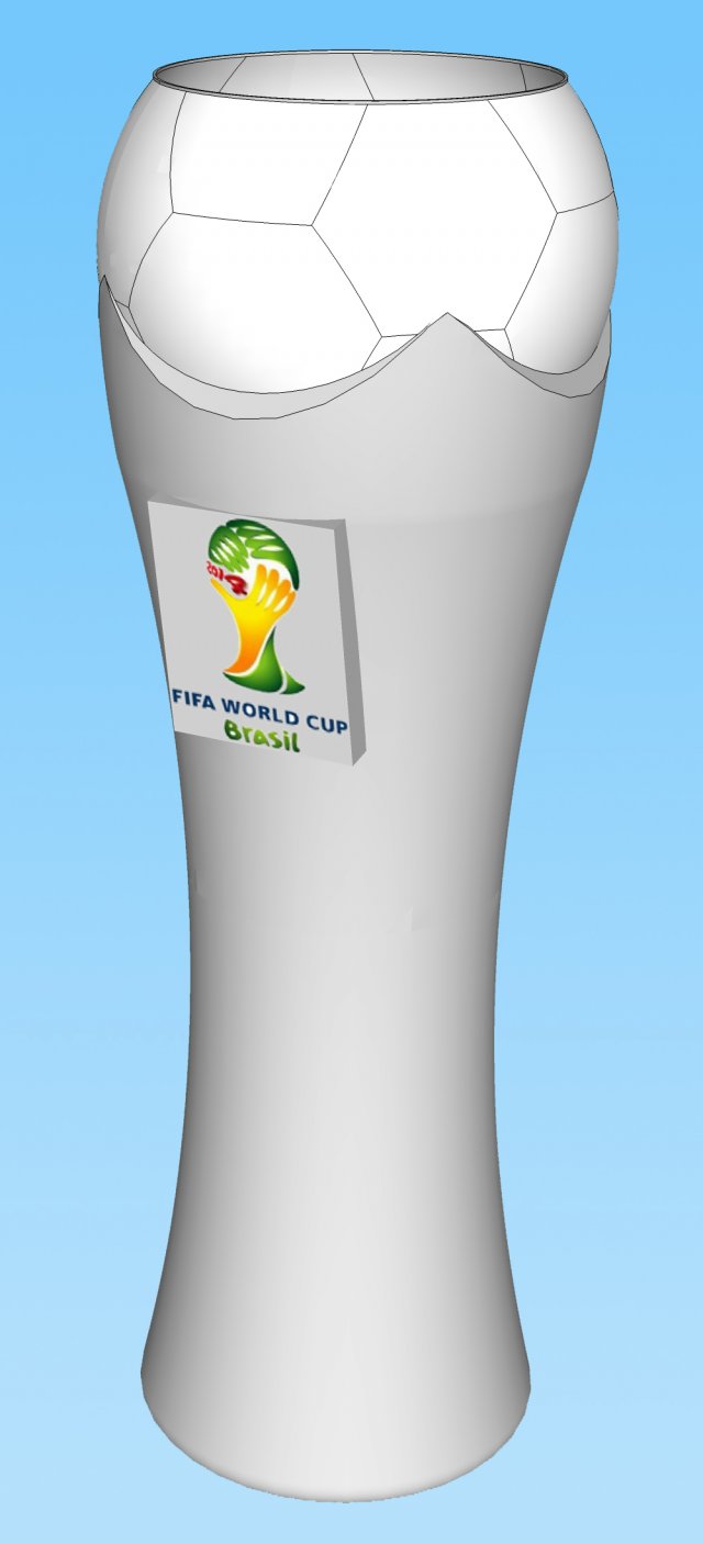 white beer mug 3D Model .c4d .max .obj .3ds .fbx .stl .blend 