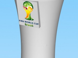 white beer mug Model 3D
