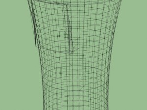 white beer mug 3D Model