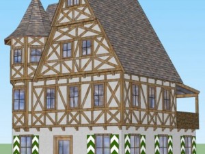 old german house 3D Model