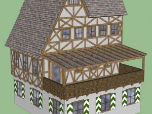 old german house 3D Model