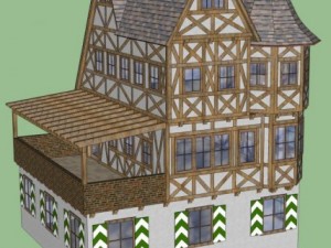 old german house 3D Model