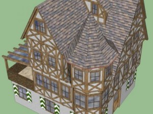 old german house 3D Model