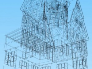 old german house 3D Model