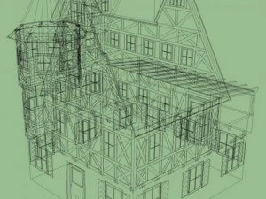 old german house 3D Model