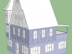 old german house 3D Model