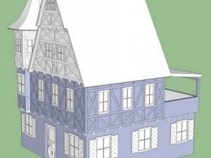 old german house 3D Model
