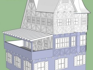 old german house 3D Model