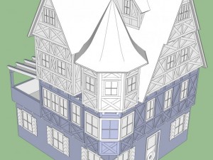 old german house 3D Model