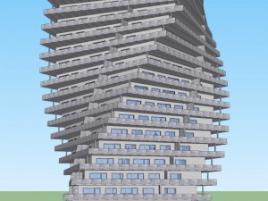 twistedtower 3Dモデル
