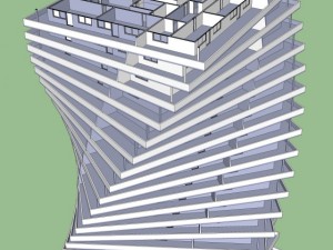 twistedtower 3Dモデル