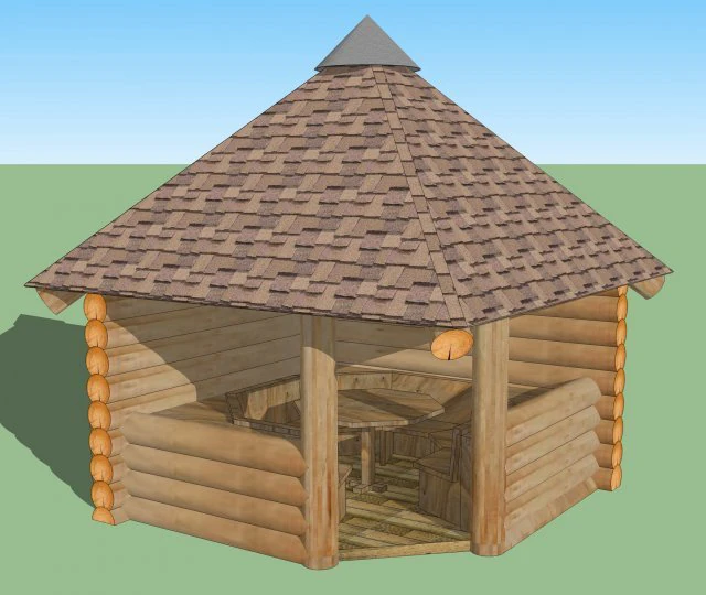 garden sheds 3D Model .c4d .max .obj .3ds .fbx .stl .blend 