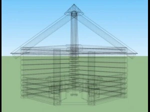 garden sheds 3D Model