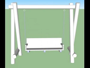 garden swing 3D Model