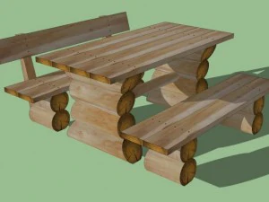 conjunto de jardim Modelo 3D