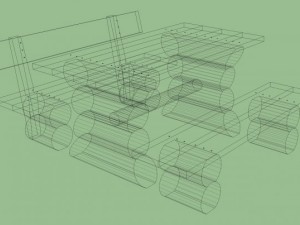 garden set 3D Model