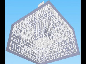 reinforced concrete foundation 3D मॉडल